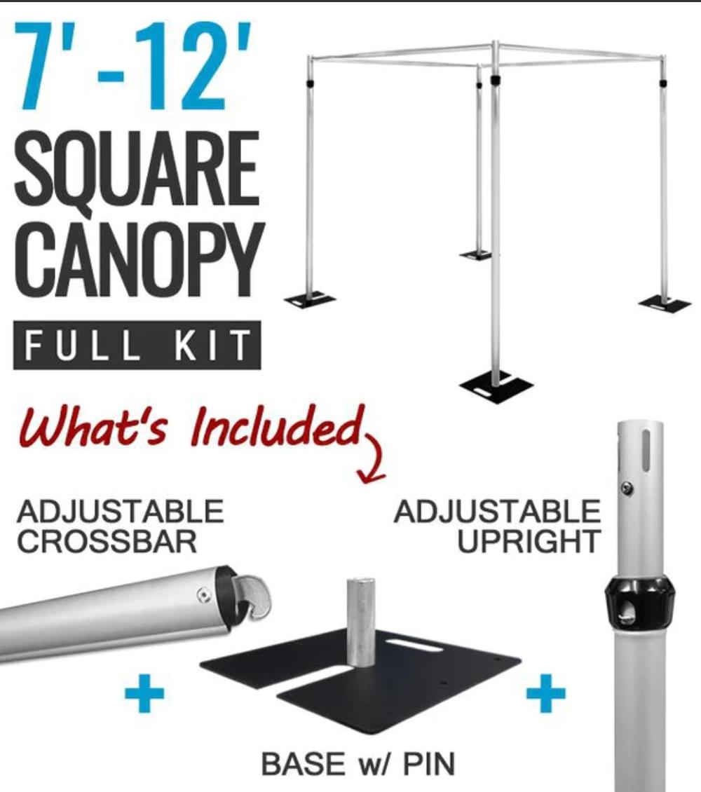 Square Canopy Hardware Kit