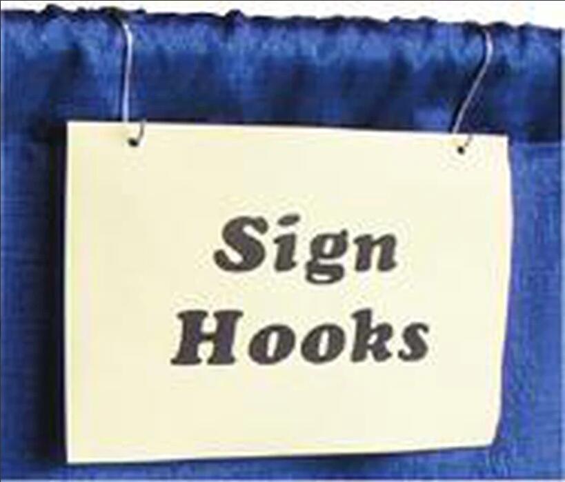 Sign Hooks - S Hooks (12 Pack)