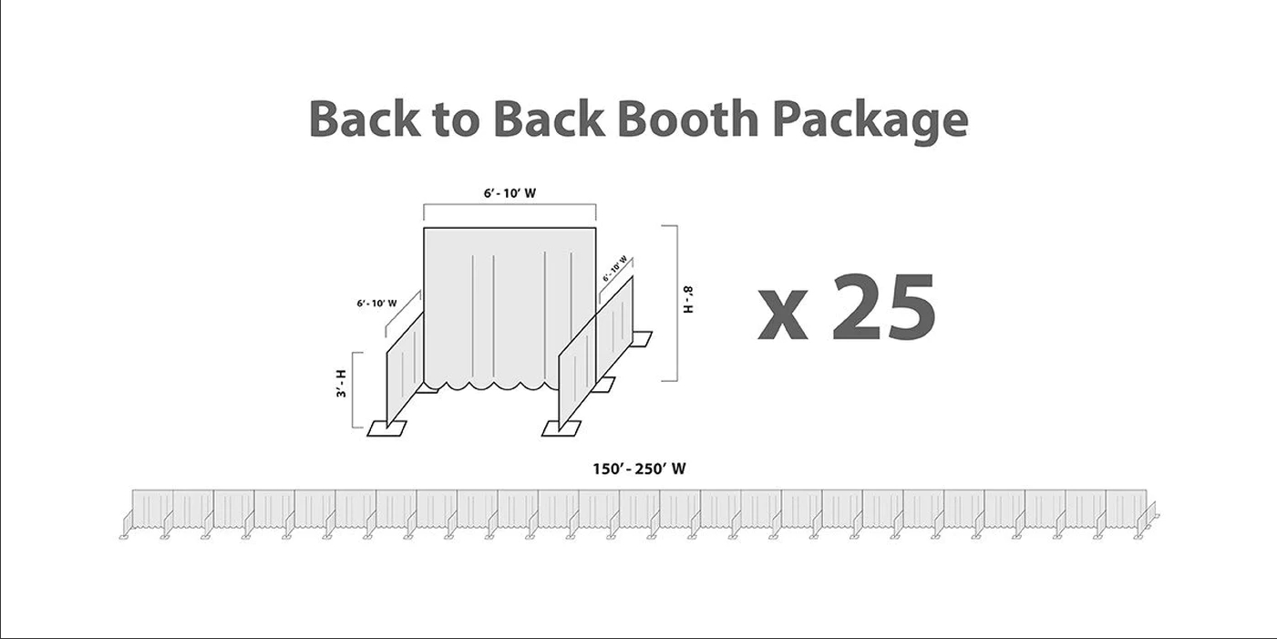 Trade Show Back-to-Back Booths