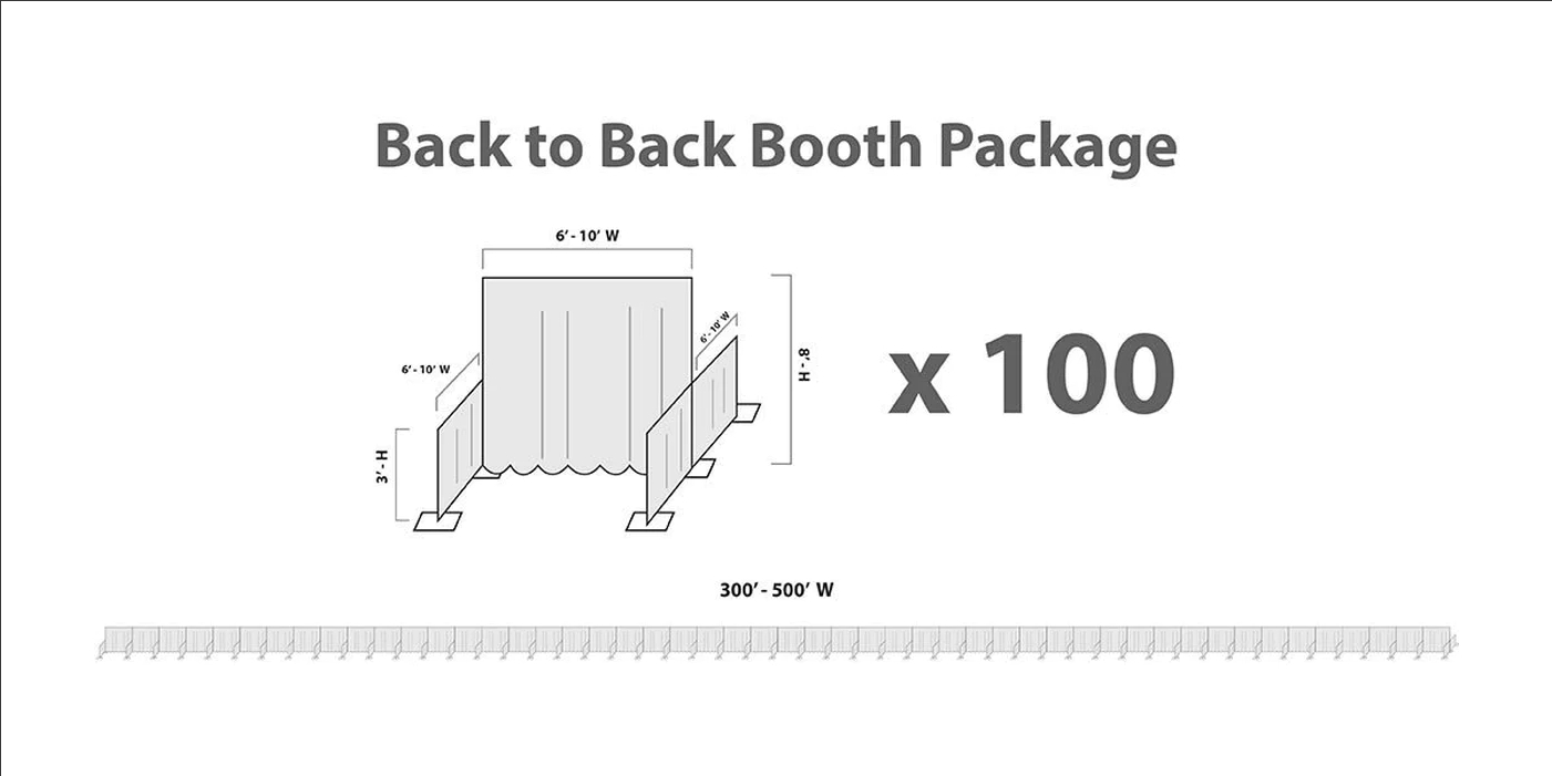Trade Show Back-to-Back Booths