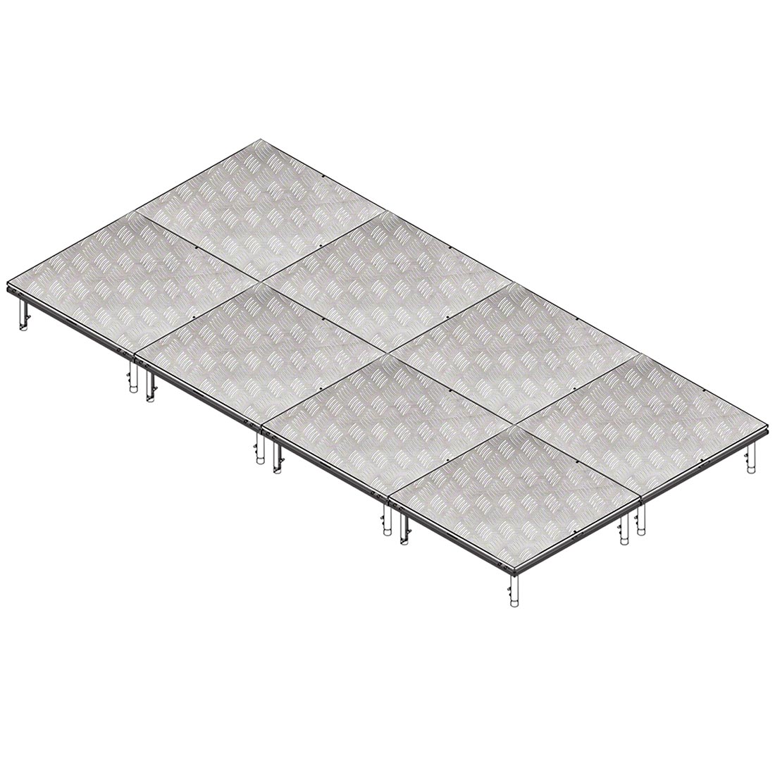 QuickLock Staging 8'x16' Indoor/Outdoor Stage System