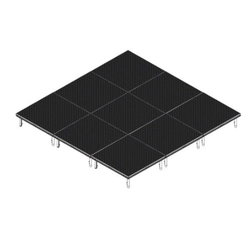 QuickLock Staging 12'x12' Indoor/Outdoor Stage System