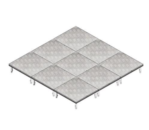 QuickLock Staging 12'x12' Indoor/Outdoor Stage System