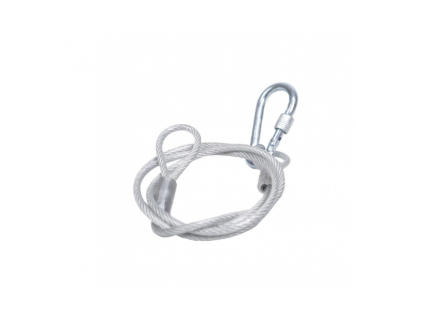 3FT Silver Color Safety Cable